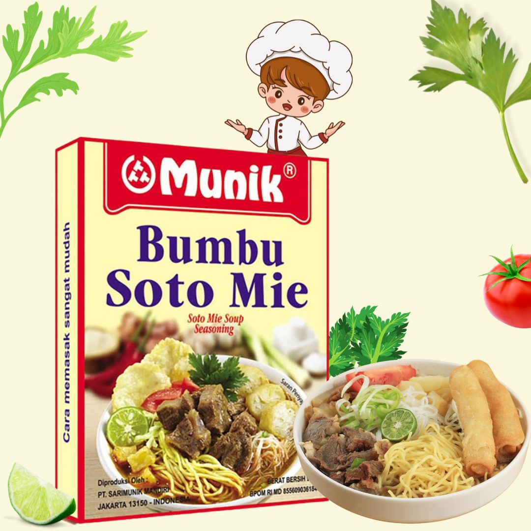 Munik – Bumbu Soto Mie 90 Grams
