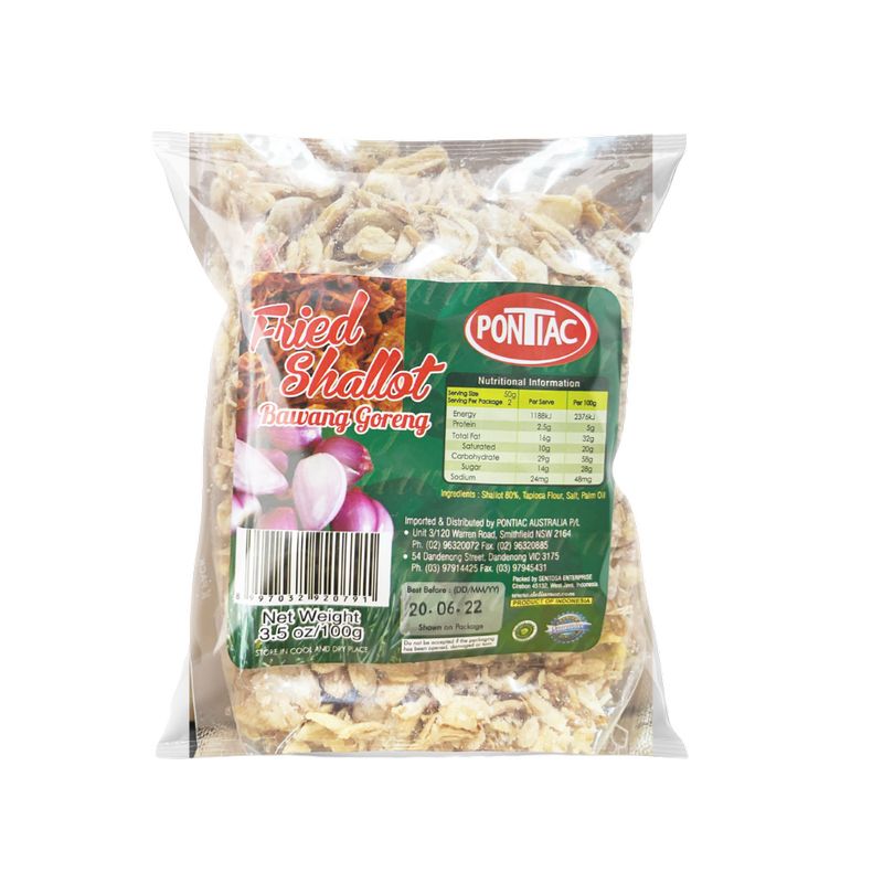 Pontiac – Fried Shallot Bawang Goreng 100 Grams