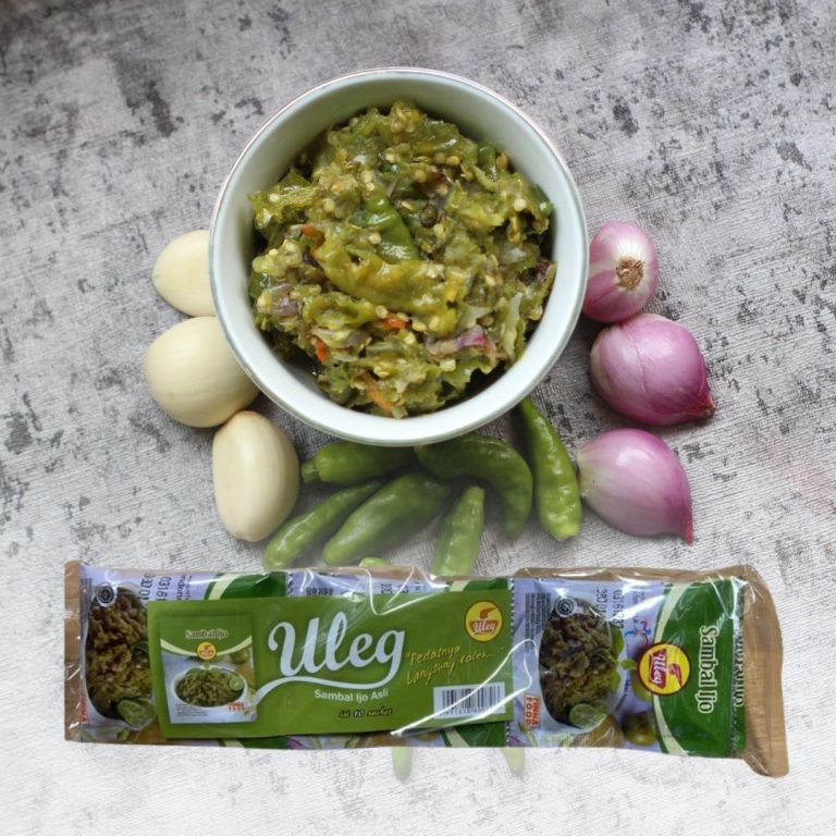 Finna Food – Uleg Sambal Ijo 10 Sachets x 18 Grams