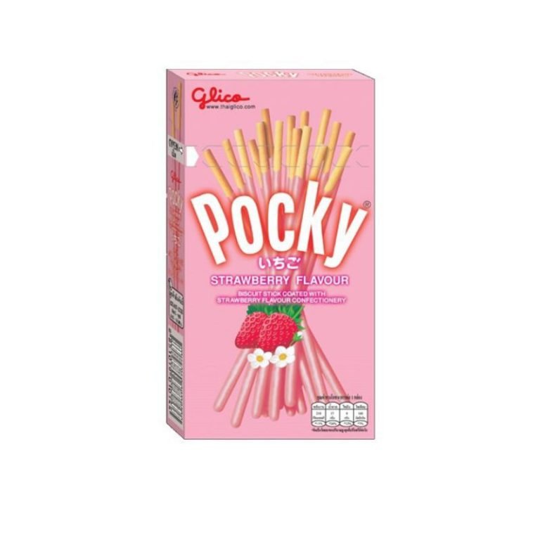 Glico – Pocky Biscuit Stick Coated Strawberry Flavor 45 Grams