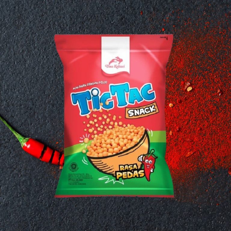 Dua Kelinci – Tic Tac Rasa Pedas 80 Grams