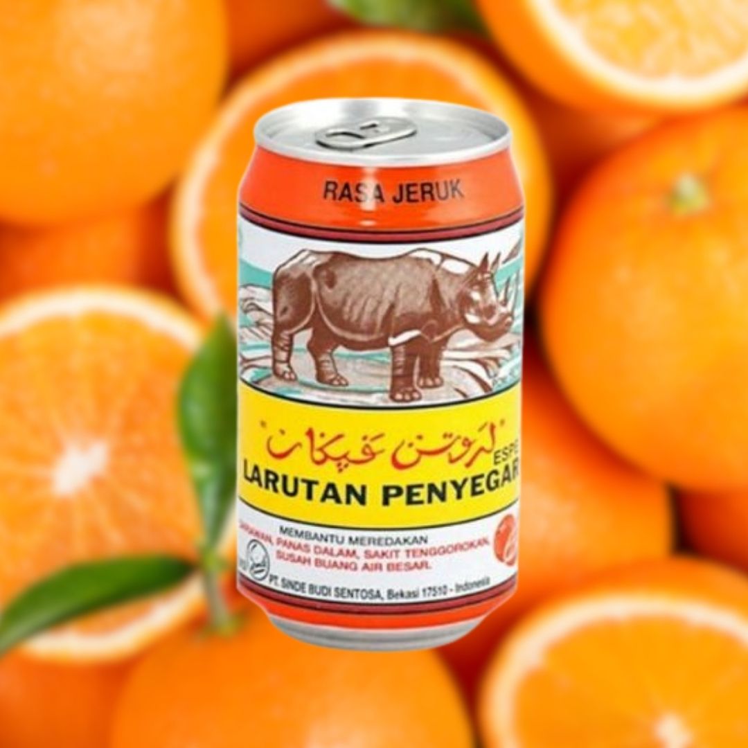 Badak – Larutan Penyegar Orange Flavour 320 ML
