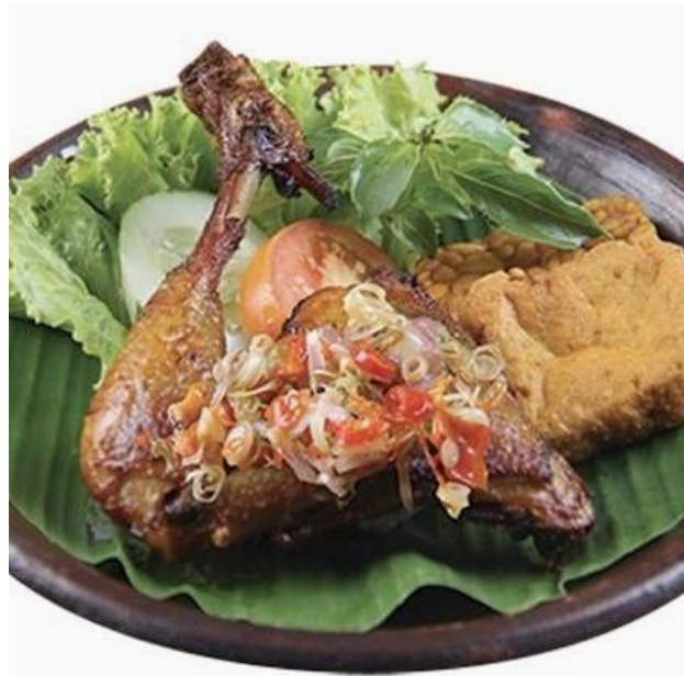 Ayam Penyet Sambal Matah