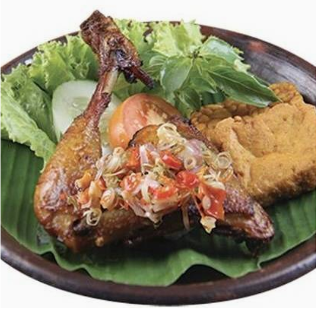 Ayam Penyet Sambal Matah