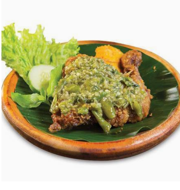 Ayam Penyet Cabe Hijau