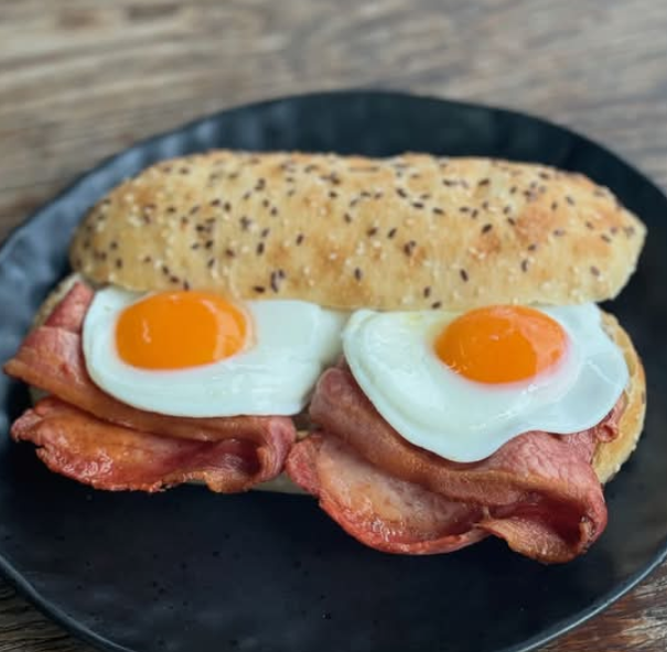 Egg and Bacon Roll