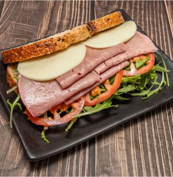 Corned Beef and Salad Sandwich