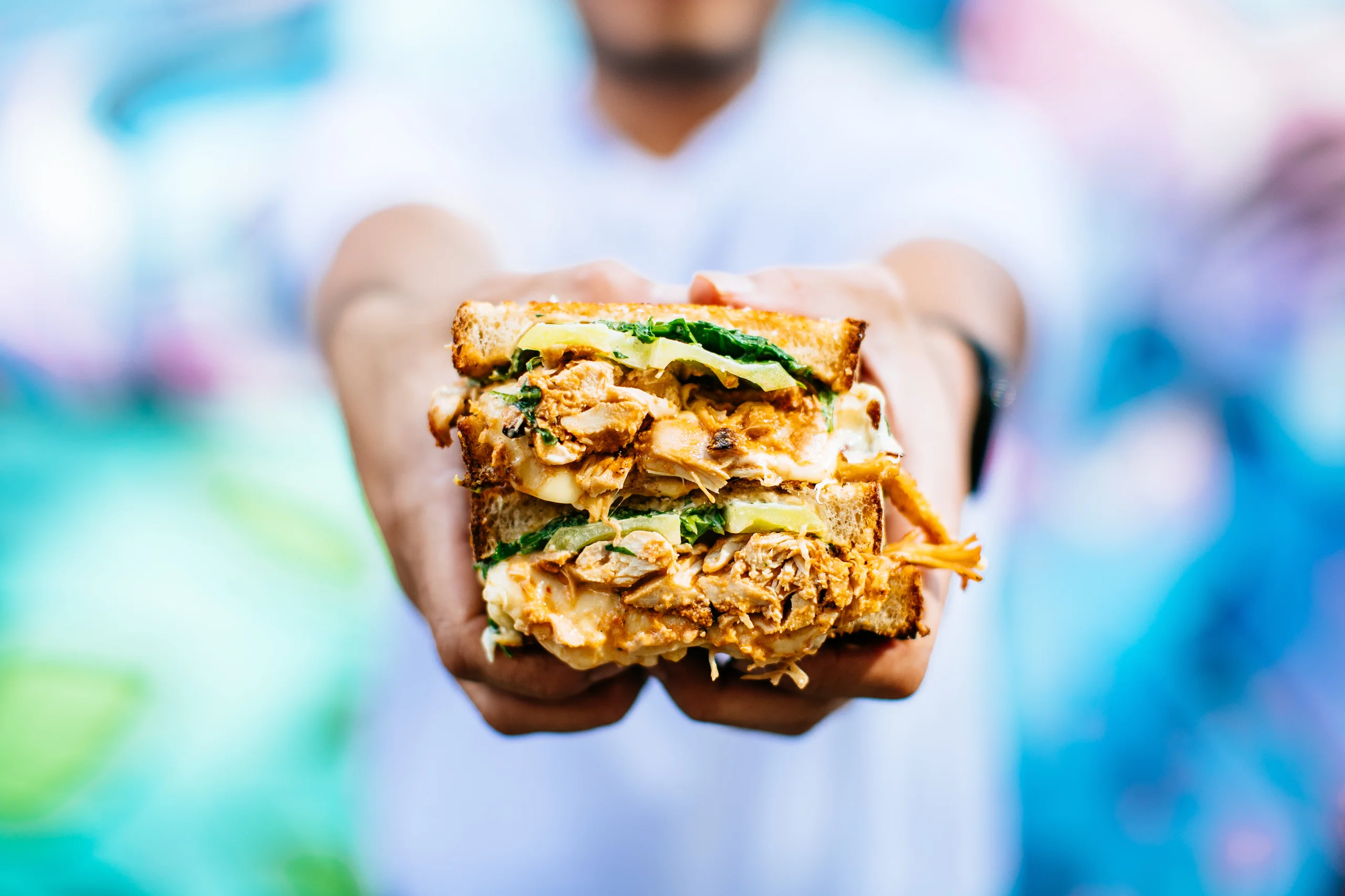 Chicken Taliwang sandwich