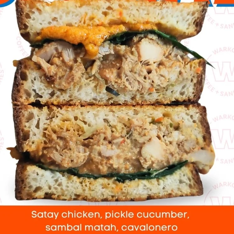 Chicken Satay Sandwich