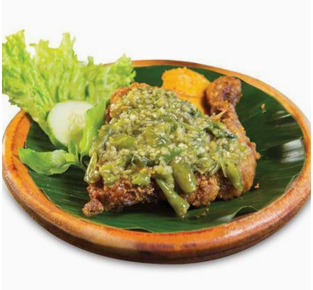 Ayam Penyet Cabe Hijau
