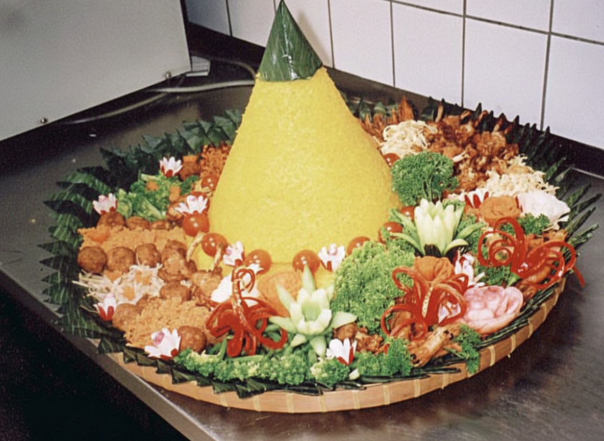 Nasi Kuning (Yellow Rice)