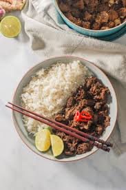 Beef Rendang With Rice